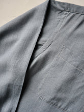 Load image into Gallery viewer, 1960s Loop Collar Shirt with Asymmetric Pockets - M