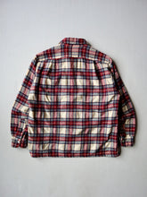 Load image into Gallery viewer, 1960s Pendleton Plaid Loop Collar Wool Shirt - S
