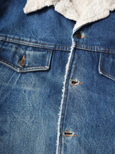 Load image into Gallery viewer, 1970/80s Faded Big Mac Sherpa Lined Denim Jacket - L