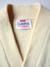 Load image into Gallery viewer, 1950s Distressed Campus Wool Cardigan - XS