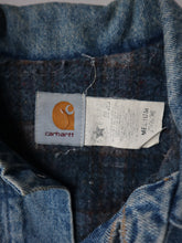 Load image into Gallery viewer, 1990s Made in USA Carhartt Blanket Lined Denim Jacket - L