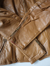 Load image into Gallery viewer, 1960's Brooks Cafe Racer Leather Jacket - M