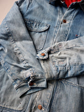 Load image into Gallery viewer, 1970s Distressed Wrangler Denim Chore Jacket - L
