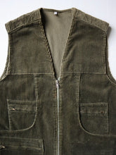 Load image into Gallery viewer, 1970s Euro Corduroy Workwear Vest - L