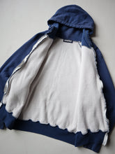 Load image into Gallery viewer, 1990s Faded Thermal Lined Zip Up Hoodie - S