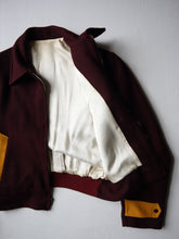 Load image into Gallery viewer, 1950s Cropped Wool Varsity Jacket - M