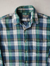 Load image into Gallery viewer, 1980's Made in USA Plaid Flannel Shirt - M