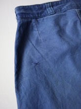 Load image into Gallery viewer, 1970s Faded French Workwear Pleated Pants - 28"