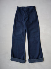 Load image into Gallery viewer, 1960's Deadstock U.S Navy Seafarer Denim Flares - 26"