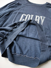 Load image into Gallery viewer, 1980s Thin & Distressed Colby College Raglan Sweatshirt - XL