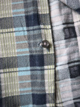 Load image into Gallery viewer, 1970s Distressed Happy Wear Flannel Shirt - M