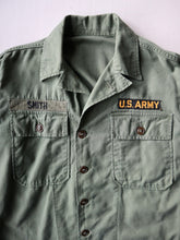 Load image into Gallery viewer, 1950/60s U.S Army OG-107 1st Pattern Fatigue Shirt - S