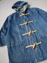 Load image into Gallery viewer, 1980's Made in USA Polo Ralph Lauren Nautical Duffle Denim Jacket - M - L/XL