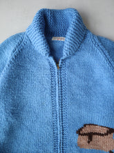 Load image into Gallery viewer, 1950's Cowichan Wool Knit Sweater - L