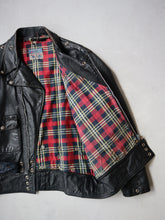Load image into Gallery viewer, 1960's British Cycle Leathers D Pocket Leather Biker Jacket - M