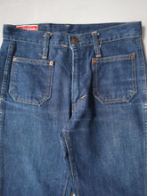 Load image into Gallery viewer, 1970's Betty Smith by Big John Sanforized Flares -  28"