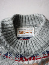 Load image into Gallery viewer, 1970's Milwaukee Fair Isle Knit Sweater - M