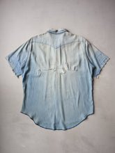 Load image into Gallery viewer, 1980s Thrashed Wrangler Chambray Shirt - L/XL