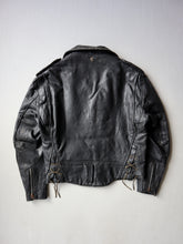 Load image into Gallery viewer, 1970s Distressed Schott Perfecto Leather Biker Jacket - S