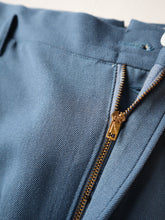 Load image into Gallery viewer, 1950s Drop Loop Gabardine Pleated Pants - 32"