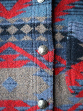 Load image into Gallery viewer, 1980s Women's Aztec Wool Blend Jacket - M