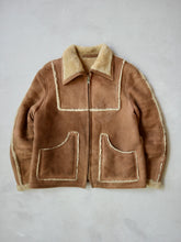 Load image into Gallery viewer, 1960s Distressed The Sheepskin Shop Suede Leather Jacket - S