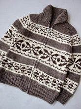 Load image into Gallery viewer, 1980s Tuak Cowichan Knit Zip Up Sweater - S