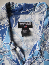 Load image into Gallery viewer, 1990s Polo Ralph Lauren Jeans Co. Rayon Loop Collar Shirt - L