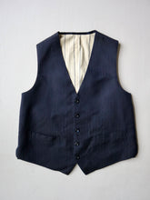 Load image into Gallery viewer, 1950s Herringbone Twill Waistcoat - S
