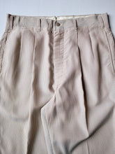 Load image into Gallery viewer, 1950s Haspel Drop Loop Striped Pleated Pants - 29"