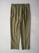 Load image into Gallery viewer, 1970's Wool Blend Pleated Uniform Pants - 33"