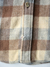 Load image into Gallery viewer, 1980s Distressed The Great Plains CPO Plaid Shirt - M