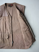 Load image into Gallery viewer, 1960s 10-X Canvas & Leather Hunting Vest - L