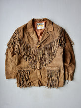 Load image into Gallery viewer, 1980s Tough Leather Western Fringe Leather Jacket - XL