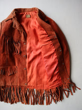 Load image into Gallery viewer, 1970s Suede Leather Fringe Jacket - M