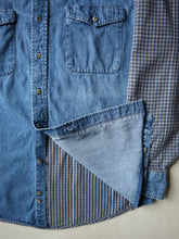 Load image into Gallery viewer, Wrangler Re-Worked Henley Shirt - M