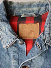 Load image into Gallery viewer, 1990s Made in USA Levi's Flannel Lined Denim Jacket - XL