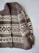 Load image into Gallery viewer, 1980s Tuak Cowichan Knit Zip Up Sweater - S