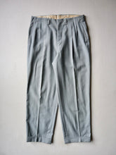 Load image into Gallery viewer, 1950s Drop Loop Wool Blend Pinstripe Pants - 35"