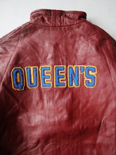 Load image into Gallery viewer, 1980's Queens Leather Varsity Jacket - S