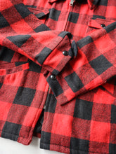 Load image into Gallery viewer, 1970's Montgomery Ward Buffalo Plaid Zip Up Jacket - XL