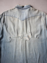 Load image into Gallery viewer, 1980s Thrashed Wrangler Chambray Shirt - L/XL