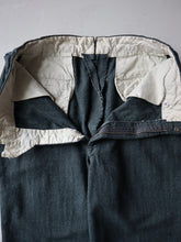 Load image into Gallery viewer, 1960's Herringbone Pattern Wool Pants - 29"