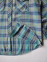 Load image into Gallery viewer, 1980s Roebucks Western Pearl Snap Flannel Shirt - L