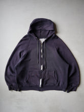 Load image into Gallery viewer, 1980s Faded Thermal Zip Up Hoodie - L