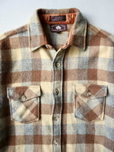 Load image into Gallery viewer, 1980s Distressed The Great Plains CPO Plaid Shirt - M
