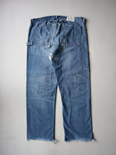 Load image into Gallery viewer, Heavily Repaired and Distressed RRL Buckle Back Jeans - 38"