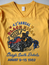 Load image into Gallery viewer, 1980s Sturgis Black Hills Motorcycle Rally & Race Jersey T-Shirt - XS