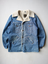 Load image into Gallery viewer, 1970s Wrangler Wrange Sherpa Lined Denim Jacket - M