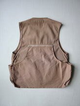 Load image into Gallery viewer, 1960s 10-X Canvas & Leather Hunting Vest - L